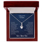 To My Lovely Mom | Alluring Beauty necklace