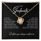 To My Soulmate | I Will Love You, Always & Forever - Love Knot Necklace