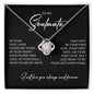 To My Soulmate | I Will Love You, Always & Forever - Love Knot Necklace
