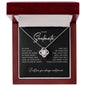 To My Soulmate | I Will Love You, Always & Forever - Love Knot Necklace