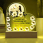 For Mom | Printed Heart Acrylic Plaque