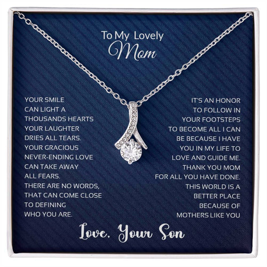 To My Lovely Mom | Alluring Beauty necklace