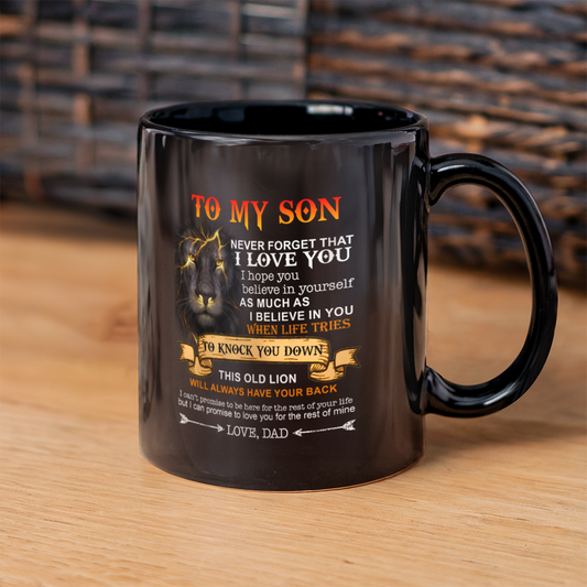 To My Son | custom-made ceramic mug