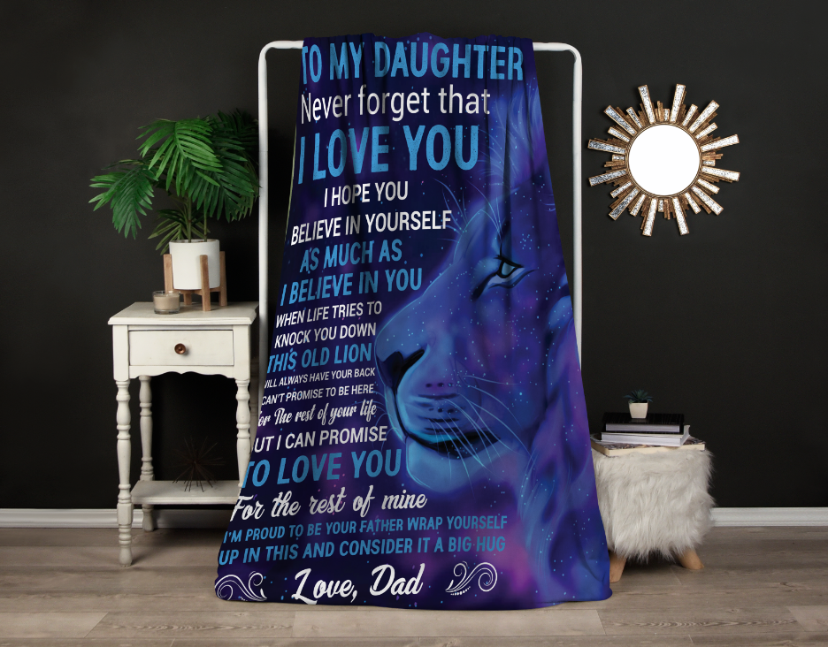 To My Daughter | FLM Arctic Fleece Blanket 50x60